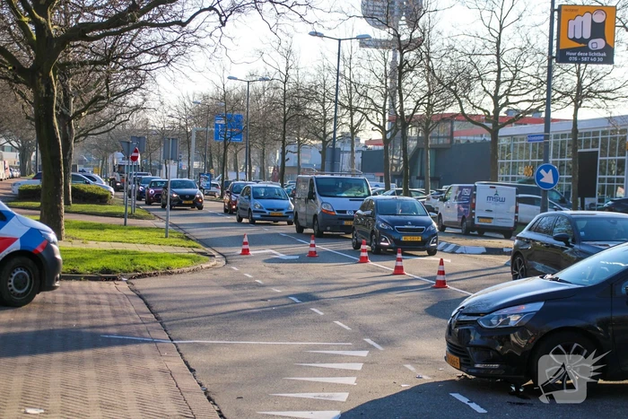 Verkeershinder door aanrijding