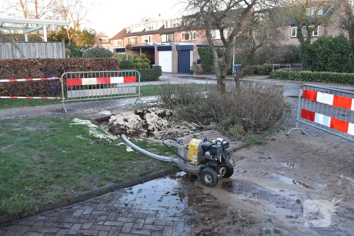 70 Woningen zonder water door leidingbreuk