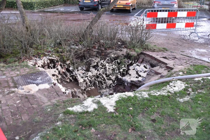 70 Woningen zonder water door leidingbreuk