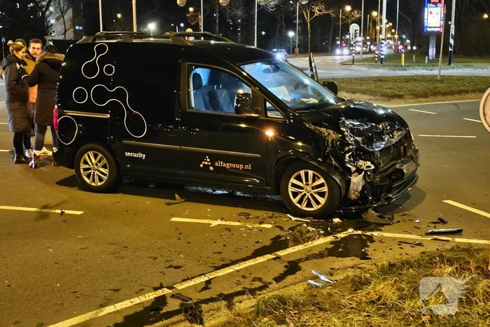 Flinke schade bij ongeval op kruising