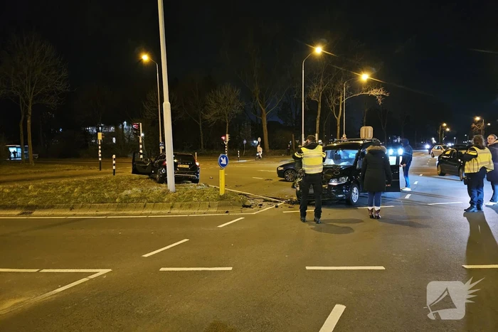 Flinke schade bij ongeval op kruising
