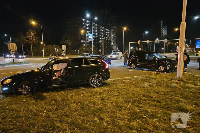 Flinke schade bij ongeval op kruising