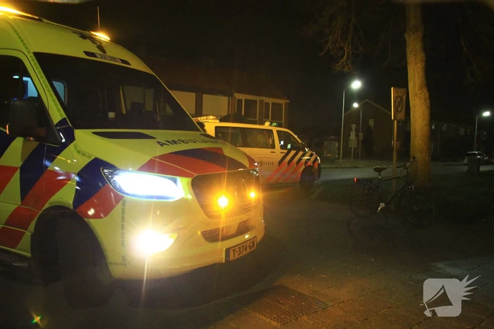 Persoon gewond na val van trap