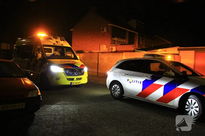 Persoon gewond na val van trap