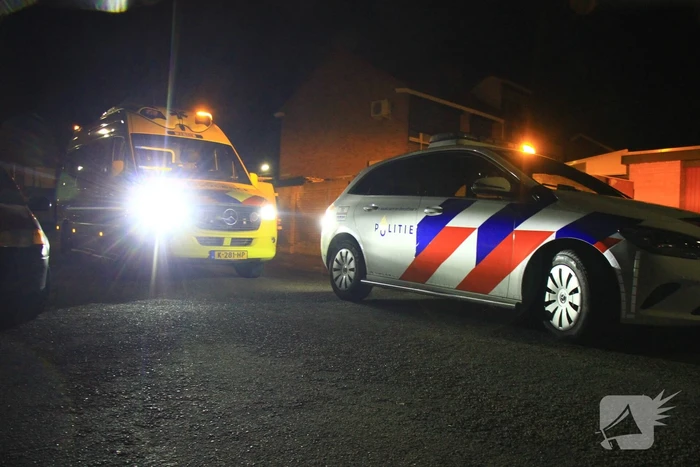 Persoon gewond na val van trap