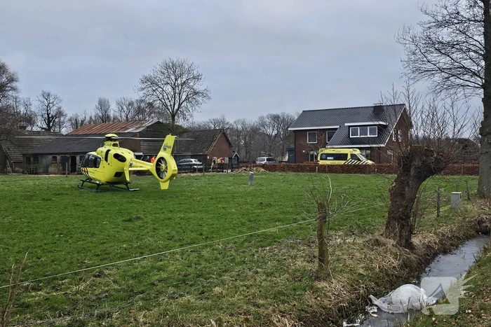 Traumahelikopter ingezet bij noodsituatie in woning
