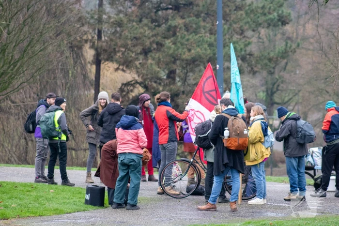 Demonstratie tegen nieuwe gascentrale