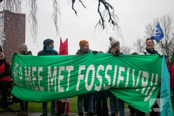 Demonstratie tegen nieuwe gascentrale