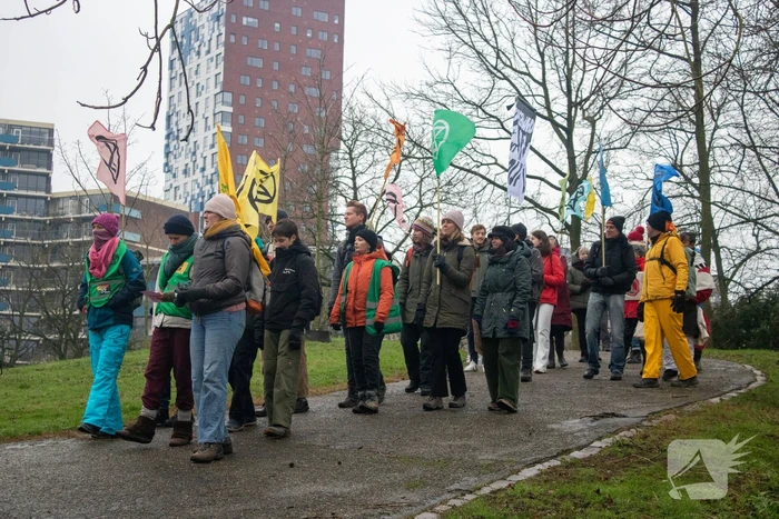 Demonstratie tegen nieuwe gascentrale