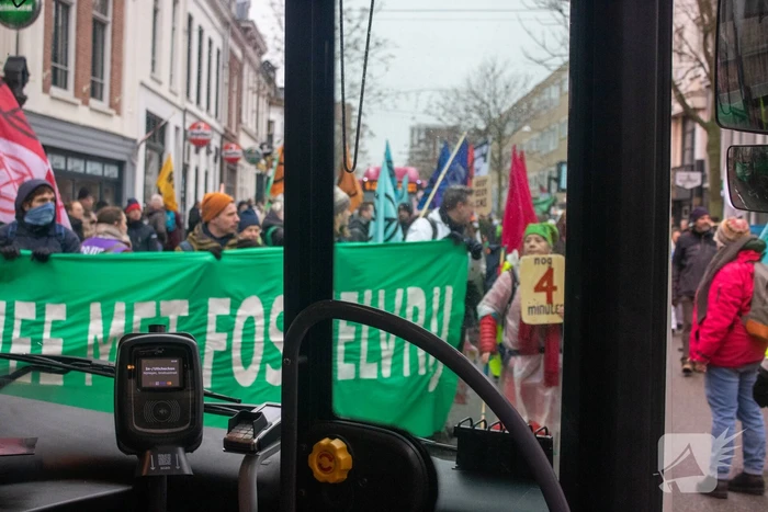 Demonstratie tegen nieuwe gascentrale