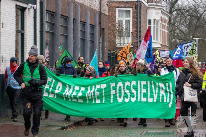 Demonstratie tegen nieuwe gascentrale