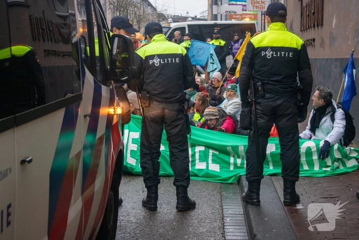 Demonstratie tegen nieuwe gascentrale