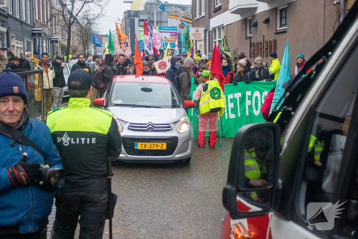 Demonstratie tegen nieuwe gascentrale