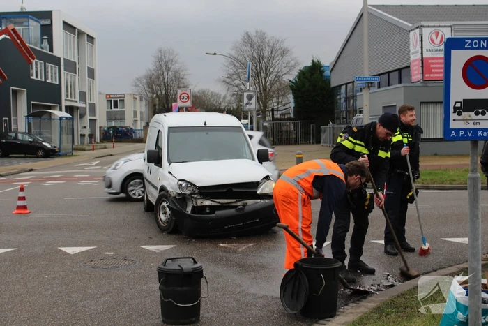 Flinke schade bij ongeval op kruising