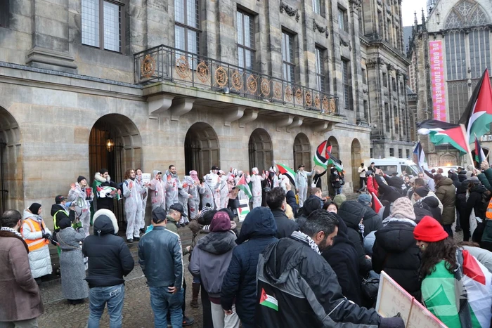 Grote opkomst bij pro Palestina demonstratie