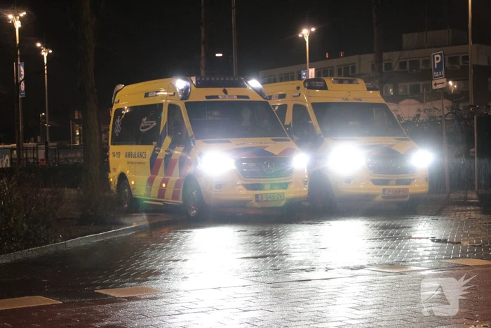 Hevige rookontwikkeling bij grote brand