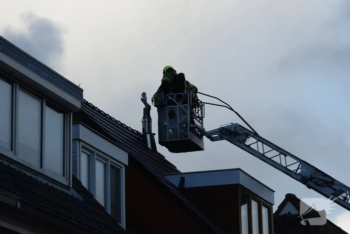 Brandweer ingezet voor schoorsteenbrand