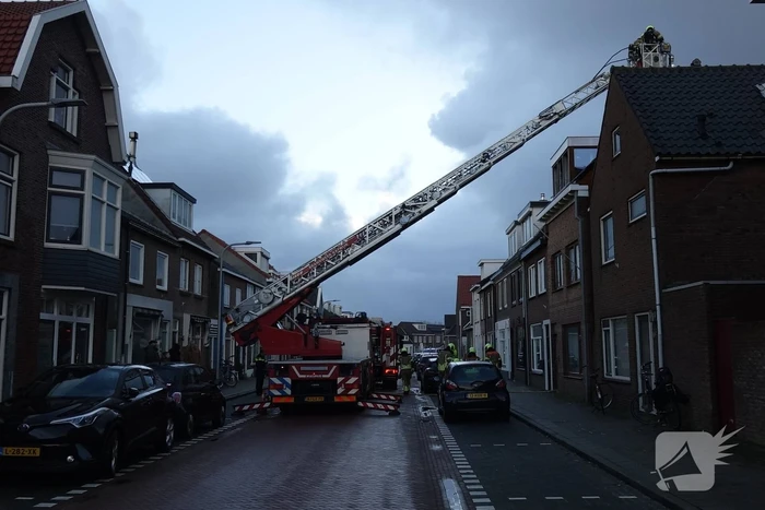 Brandweer ingezet voor schoorsteenbrand
