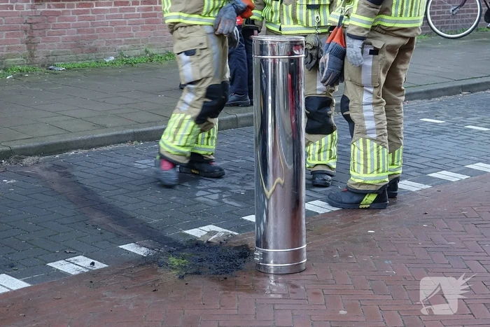 Brandweer ingezet voor schoorsteenbrand