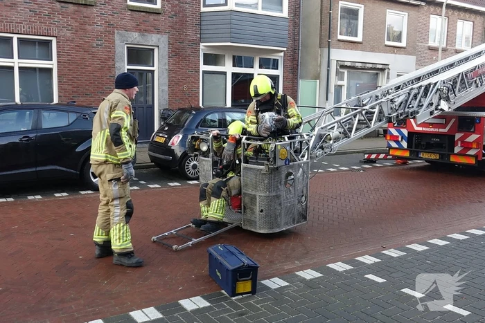 Brandweer ingezet voor schoorsteenbrand
