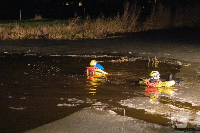 Vat met drugsafval gevonden in water