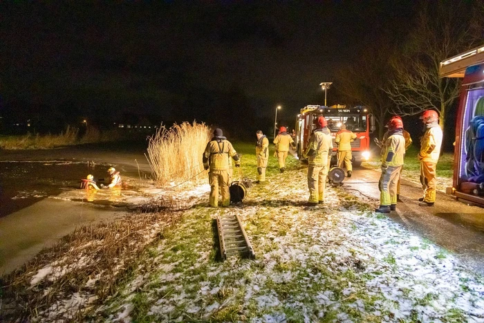 Vat met drugsafval gevonden in water