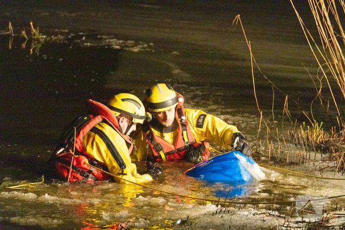 Vat met drugsafval gevonden in water