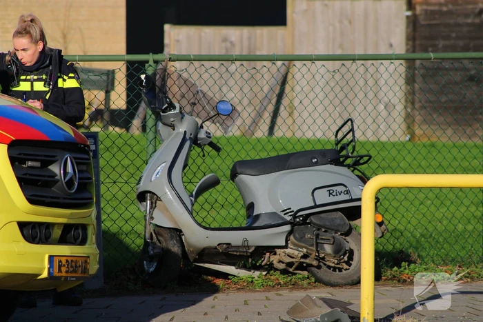 Scooterrijder gewond bij botsing met automobilist