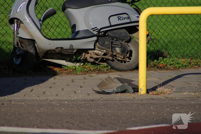 Scooterrijder gewond bij botsing met automobilist