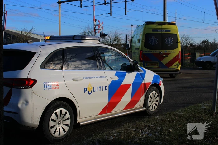 Twee voertuigen met elkaar in botsing