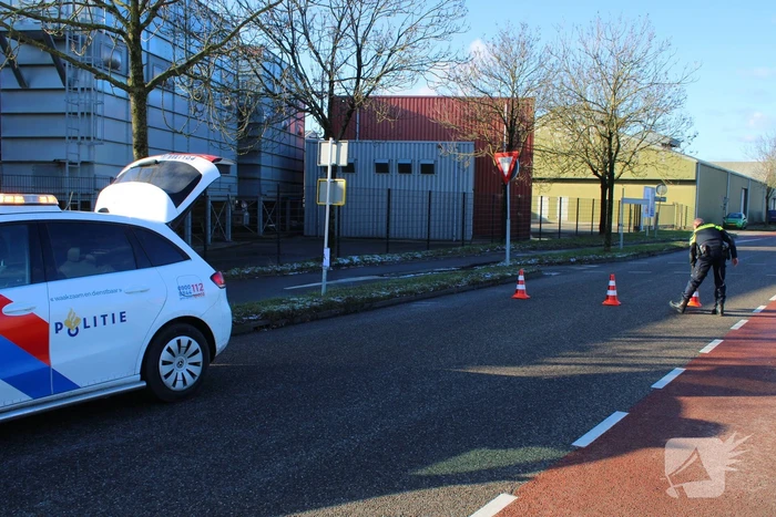 Twee voertuigen met elkaar in botsing