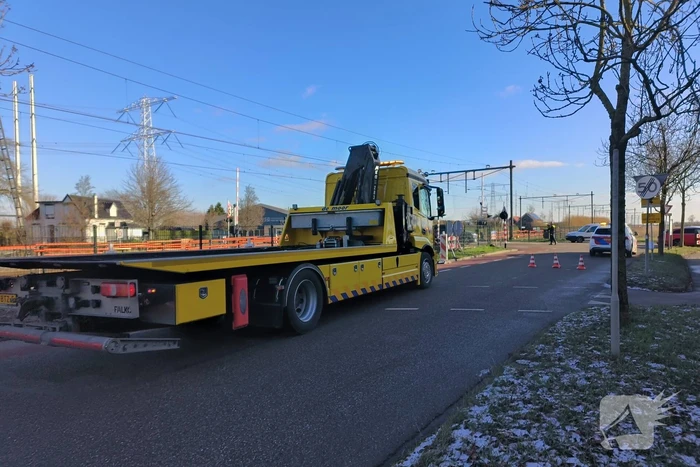 Twee voertuigen met elkaar in botsing