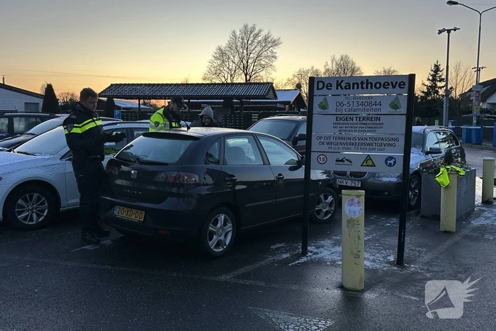 Grote politiecontrole bij Camping Bakel