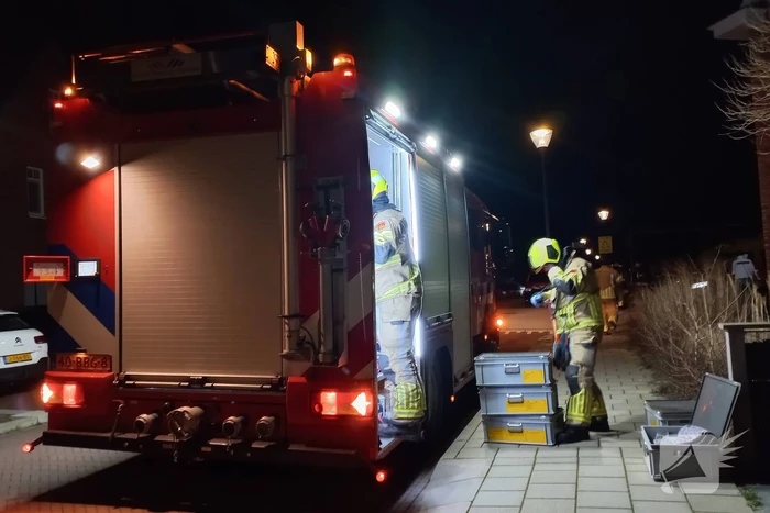 Hulpdiensten ingezet voor incident met mogelijk gevaarlijke stof in woning