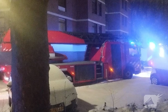 Brand appartementencomplex snel onder controle