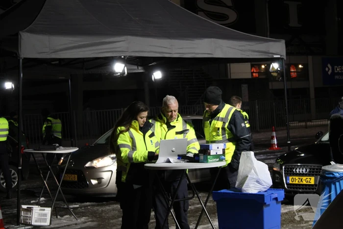 Veel voertuigen gecontroleerd bij grote verkeerscontrole
