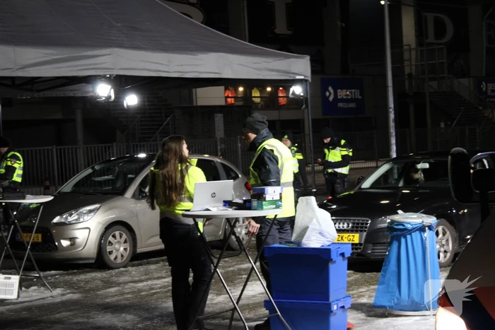 Veel voertuigen gecontroleerd bij grote verkeerscontrole