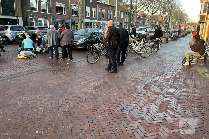 Fietser geschept door automobilist