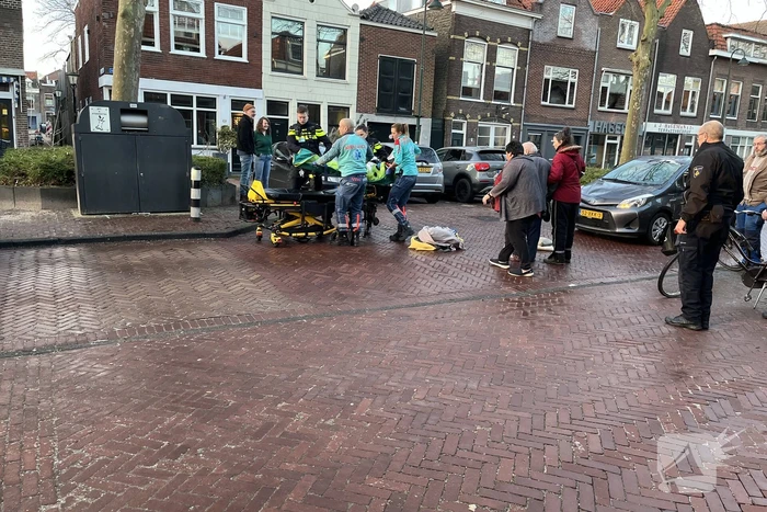 Fietser geschept door automobilist