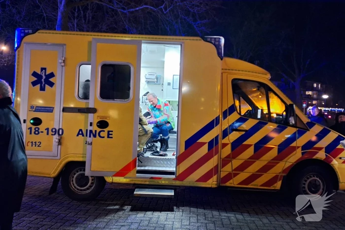 Grote uitslaande brand in flatgebouw