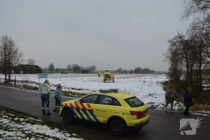 Zwaargewonde bij eenzijdig ongeval