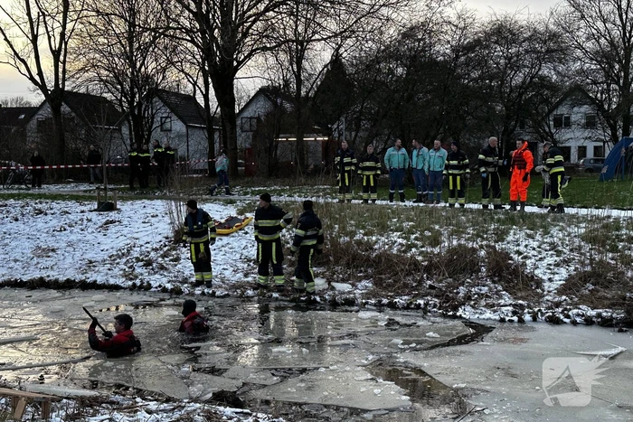 Grote zoekactie vanwege aangetroffen wak