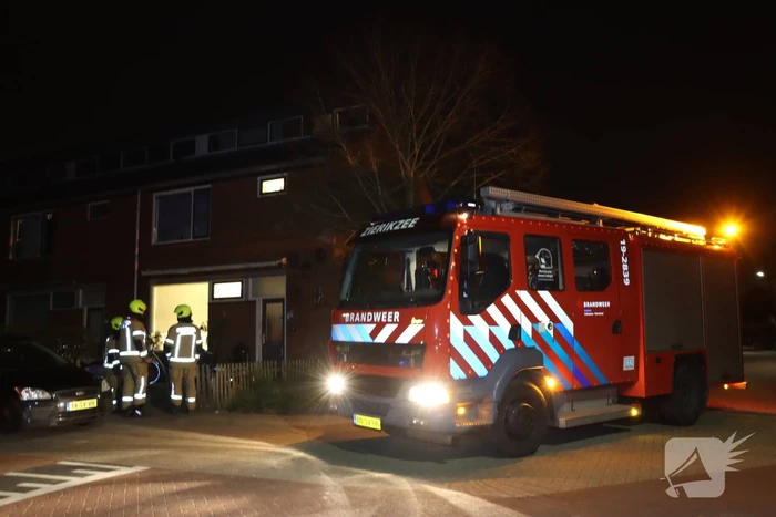 Brandweer ingezet voor brandende plant