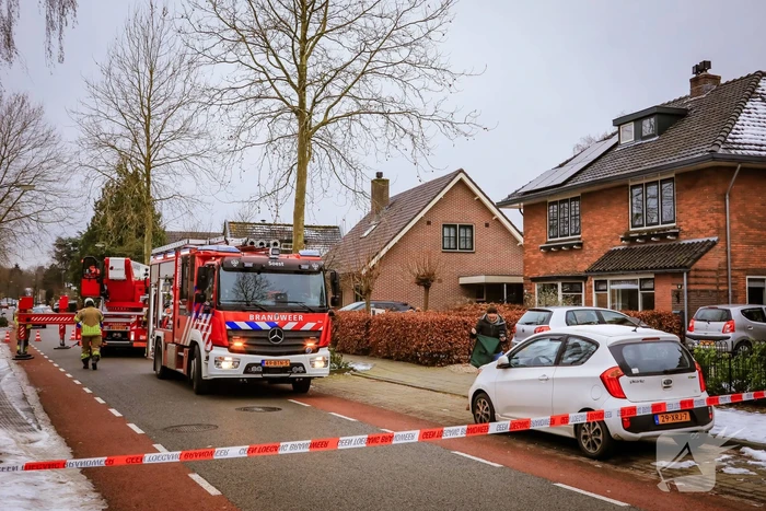 Veel bekijks bij schoorsteenbrand