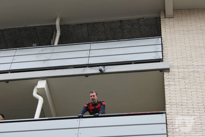 Brandweer redt vastzittende duif