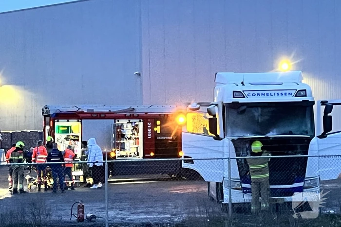 Gewonde bij brand in cabine van vrachtwagen