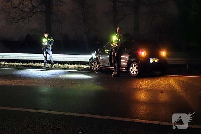 Voertuigen botsen op snelweg door windvlaag
