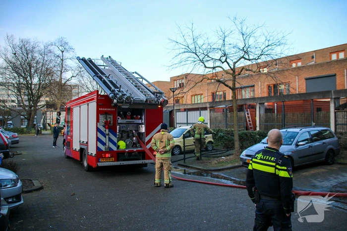 Kortsluiting veroorzaakt felle brand in schuur
