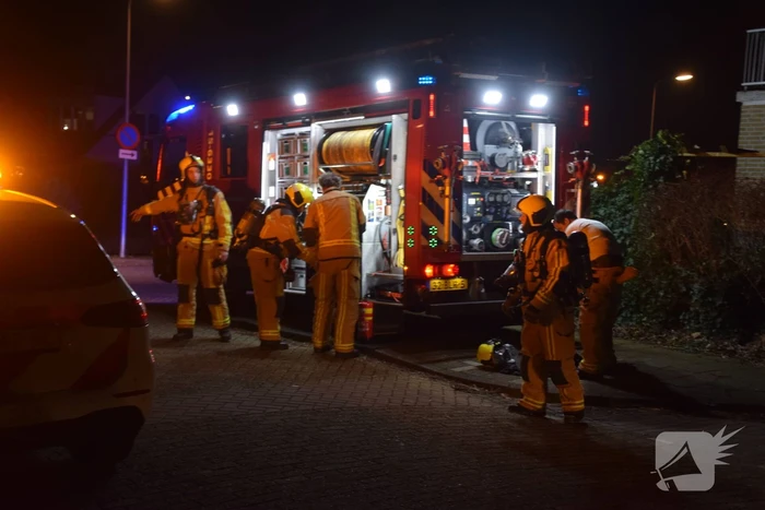 Rookontwikkeling bij brand in woning