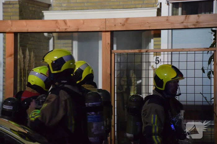 Rookontwikkeling bij brand in woning